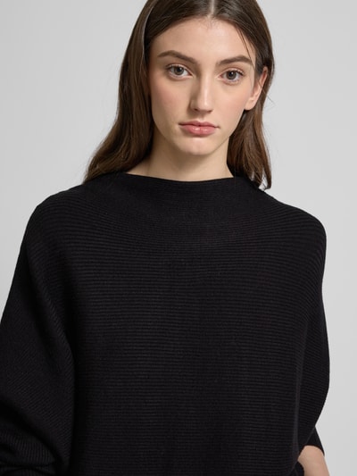 Zero Strickpullover mit Turtleneck Black 3