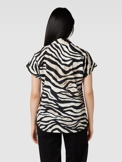 Christian Berg Woman Hemdblouse met dierenprint Zwart - 5