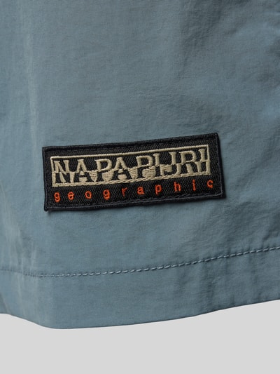 Napapijri Badehose mit seitlichen Eingrifftaschen Modell 'IAATO' Eisblau 2