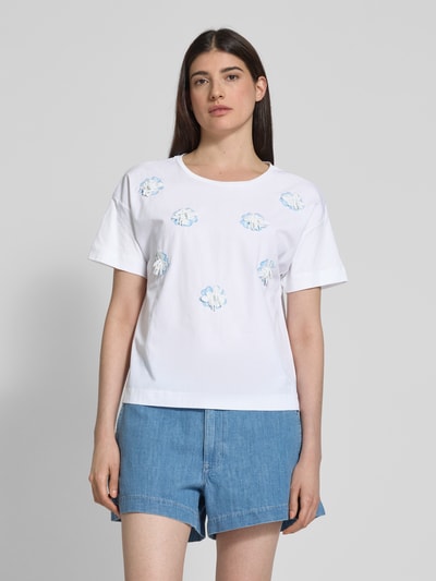 MORE & MORE T-Shirt mit Label-Details Offwhite 4