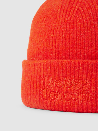 TheJoggConcept Beanie mit Label-Stitching Orange 2