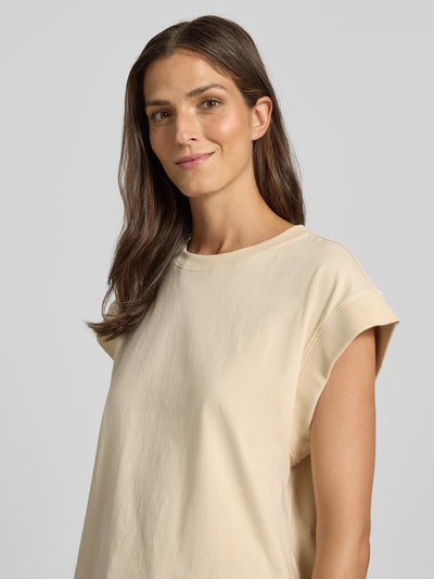 s.Oliver RED LABEL Regular fit T-shirt van puur katoen Zand - 3