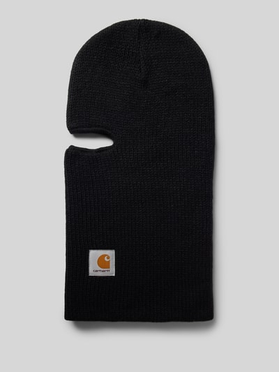 Carhartt Work In Progress Balaklava mit Label-Patch Black 1