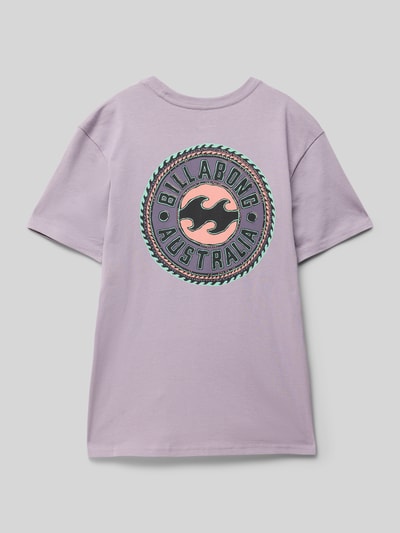 Billabong T-Shirt mit Label-Print Modell 'KNOW THE FEELING' Purple 3