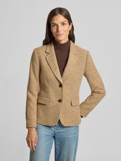 Gant Żakiet z kieszeniami z patką i kołnierzem z połami Camel 4