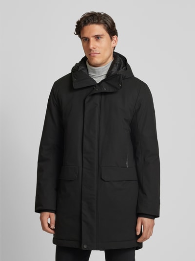 Tom Tailor Denim Wasserabweisender Parka Black 4