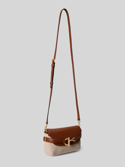 Lauren Ralph Lauren Umhängetasche aus Segeltuch mit Gürteldetail Cognac 2