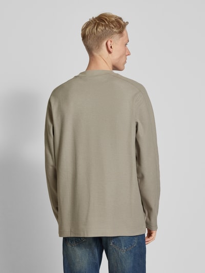 Calvin Klein Jeans Longsleeve mit Ziernähten Graphit 5