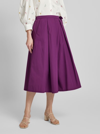 Weekend Max Mara Midirok met steekzakken, model 'DONATA' Violet - 4