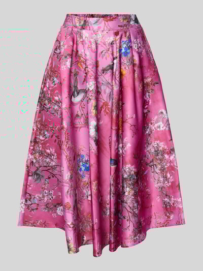 miss goodlife Kielanger Rock mit gelegten Falten Modell 'Cherry Blossom' Rosa 2