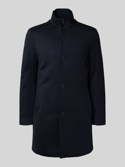 MCNEAL Płaszcz o kroju regular fit ze stójką Ciemnoniebieski 2