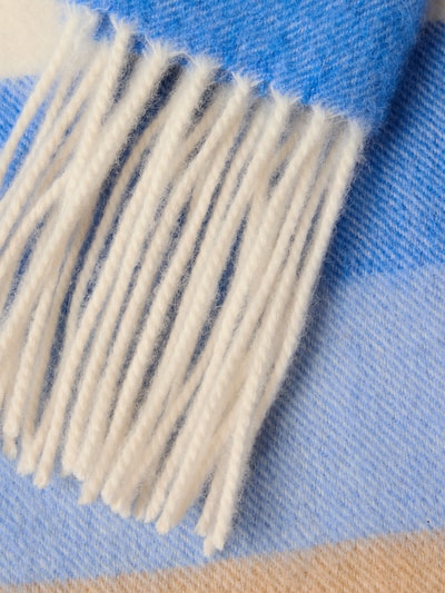 Ascot Schal aus Woll-Kaschmir-Mix Bleu 2