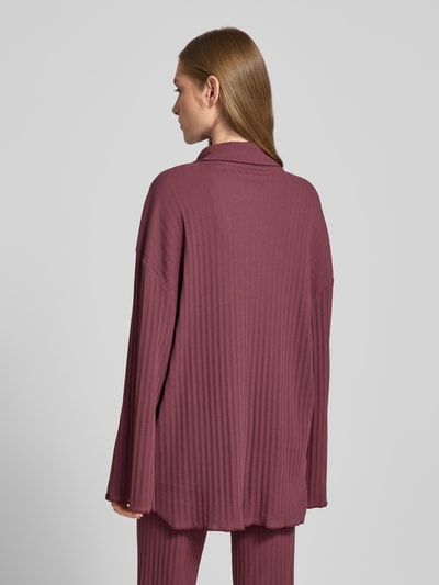 OH APRIL Overhemdblouse met knoopsluiting Donkerrood - 5