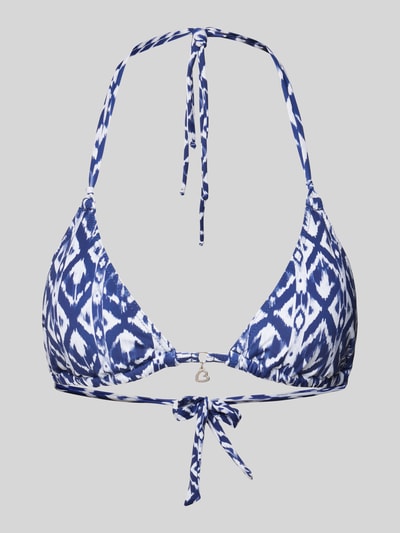 Banana Moon Bikini-Oberteil mit Label-Detail Modell 'YERO' Blau 1