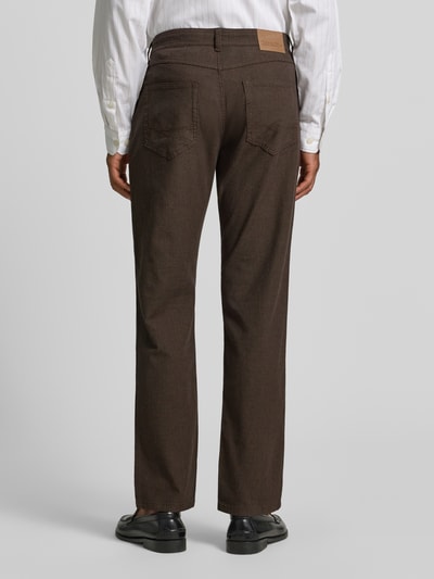 Christian Berg Men Jeansy o kroju slim fit w 5 kieszeni Szarobrązowy 5