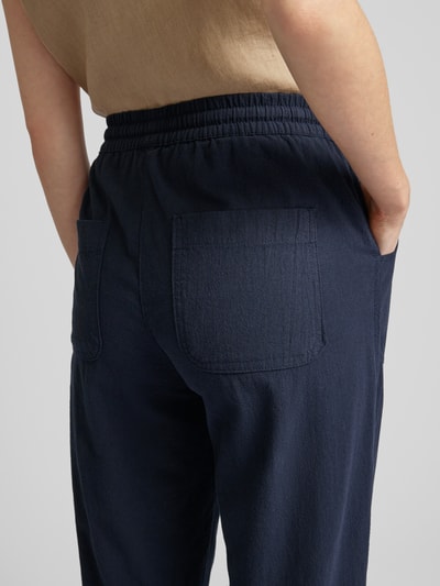 Soyaconcept Regular fit broek met opgestikte zakken, model 'Cissie' Marineblauw - 3