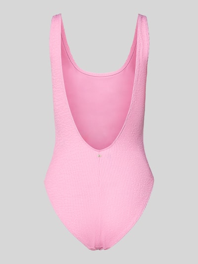 Tommy Hilfiger Badeanzug mit Logo-Stitching Rosa 5