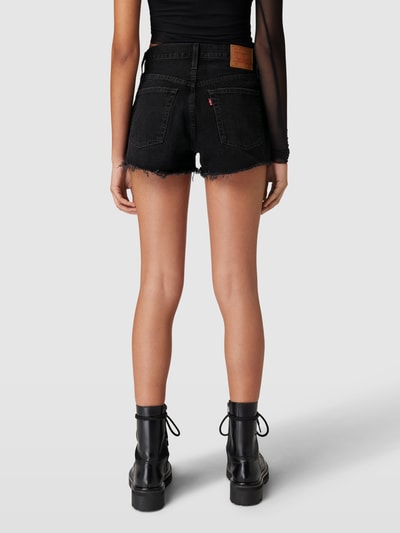 Levi's® Jeansshorts im Used-Look Modell '501 ORIGINAL' Black 5