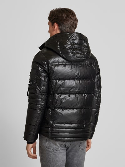 Tom Tailor Regular Fit Pufferjacke mit abnehmbarer Kapuze Black 5