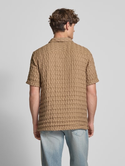 Only & Sons Freizeithemd mit Knopfleiste Modell 'BRADDOCK' Beige 5