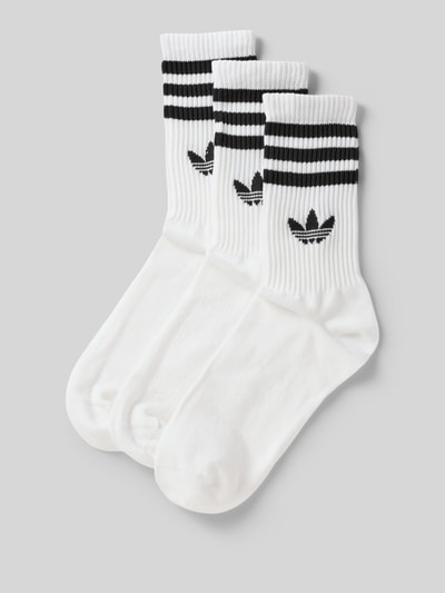 adidas Originals Skarpety z nadrukiem z logo w zestawie 3 szt. Biały 1