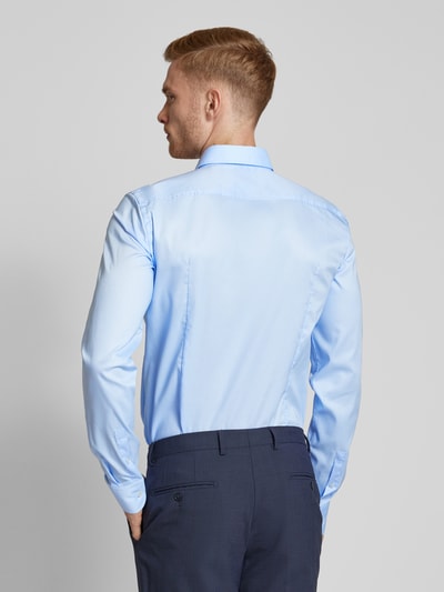 BOSS Slim Fit Business-Hemd mit Knopfleiste Bleu 5