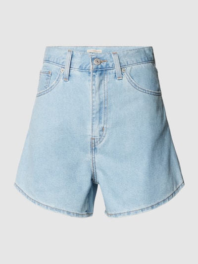 Levi's® Mom Fit Jeansshorts mit Knopf- und Reißverschluss Hellblau 2