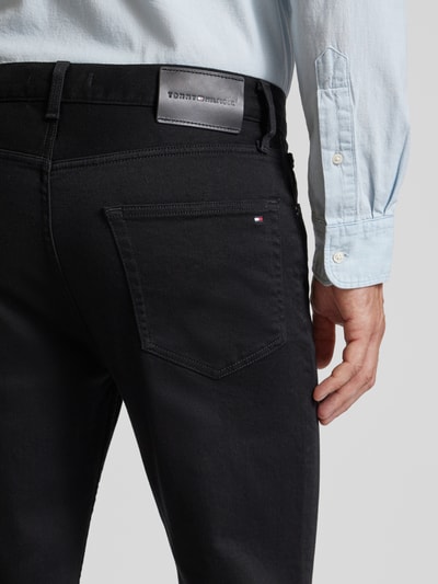 Tommy Hilfiger Straight fit jeans van katoenmix Zwart - 3