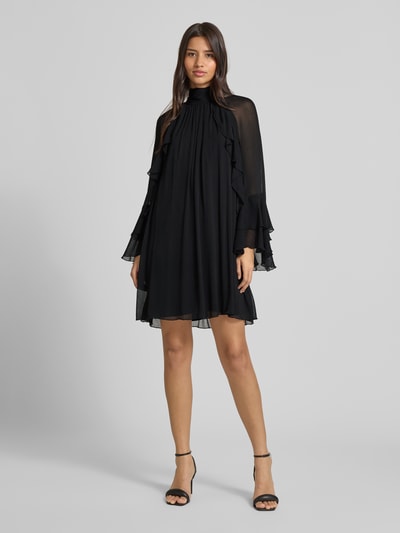 Christian Berg Woman Selection Sukienka mini ze stójką Czarny 1