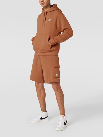 Nike Hoodie mit Label-Stitching Camel 1