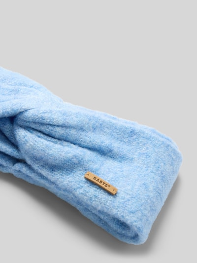 Produktfoto, Stirnband mit Knotendetail Modell 'Witzia' von Barts in Hellblau, weiche flauschige Textur, Damen Stirnband von Barts