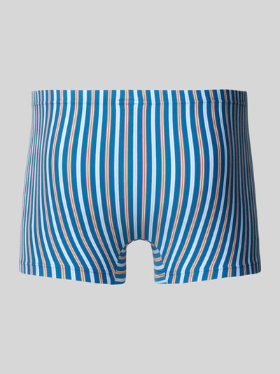 Mey Boxershorts mit Label-Patch Modell 'Shorty' Hellblau 3