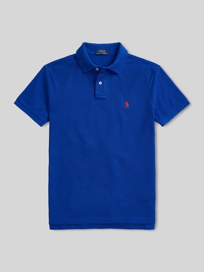 Polo Ralph Lauren Koszulka polo o kroju slim fit z czystej bawełny Królewski niebieski 2
