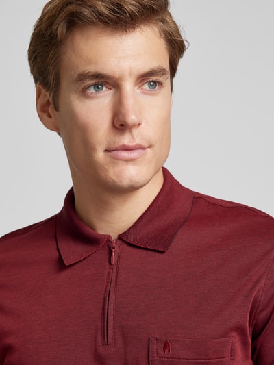 RAGMAN Regular fit poloshirt met borstzak Rood - 3