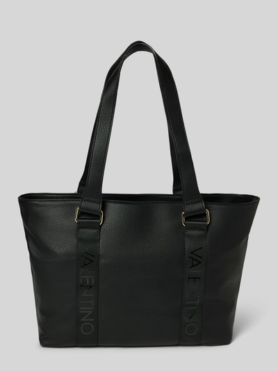 VALENTINO BAGS Torba shopper z aplikacją z logo model ‘TWIG’ Czarny 3