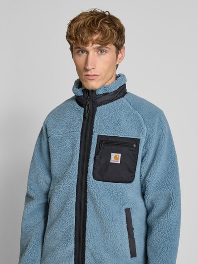Carhartt Work In Progress Fleecejacke mit Brusttasche Modell 'PRENTIS LINER' Eisblau 3