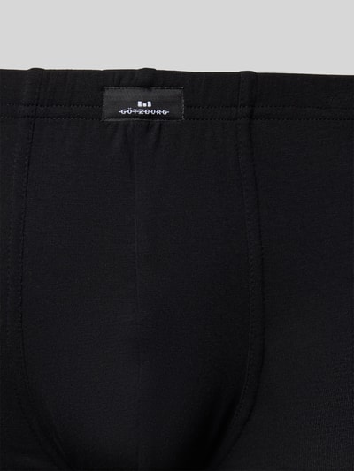 Götzburg Wäsche Boxershorts mit Label-Detail BLACK 2