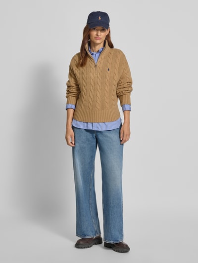 Polo Ralph Lauren Troyer aus Woll-Mix mit Kaschmir-Anteil Camel 1