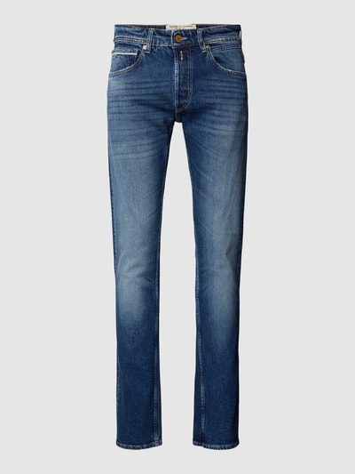 Replay Straight fit jeans in 5-pocketmodel, model 'Grover' Jeansblauw - 2