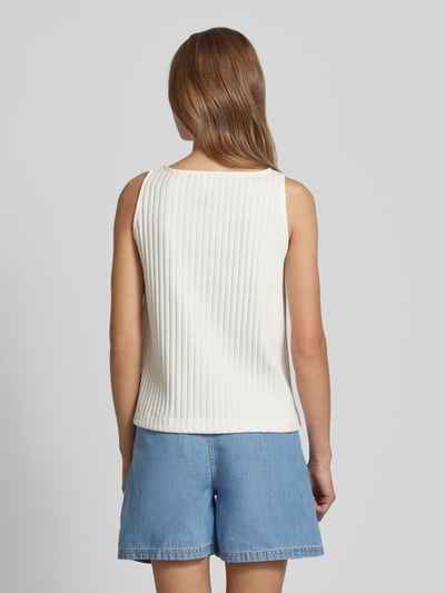 OPUS Top mit Feinripp Modell 'IPOMA' Offwhite 5
