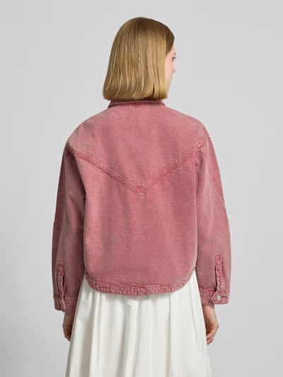 ba&sh Jeansjacke mit aufgesetzten Taschen Modell 'RUNO' Rose 5