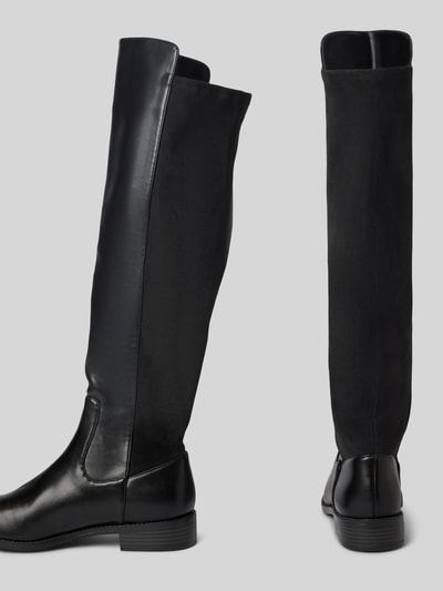 Steve Madden Overknees met logo-applicatie, model 'Cursion' Zwart - 2