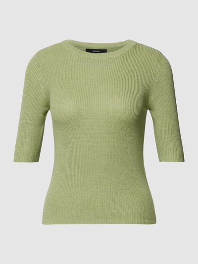 Vero Moda Strickshirt aus Viskose-Mix mit Rundhalsausschnitt Lind 2