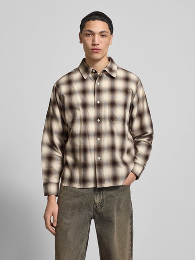 Levi's® Relaxed Fit Überhemd aus reiner Baumwolle Modell 'DUBOCE' Khaki 4