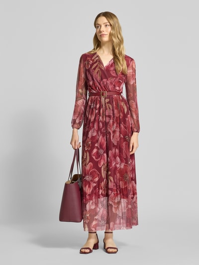 ZABAIONE Maxi-jurk met ceintuur, model ''La44uriaa' Roze gemêleerd - 1