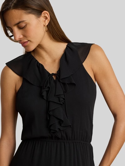 Lauren Ralph Lauren Losvallende vrijetijdsjurk met volants Zwart - 3