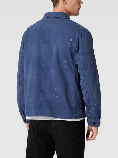 Polo Ralph Lauren Kurtka koszulowa z efektem znoszenia model ‘UNLINED FIELD’ Jeansowy niebieski 5