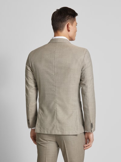 BOSS Slim Fit Anzugsakko mit zweireihigem 2-Knopf-Verschluss Beige 5