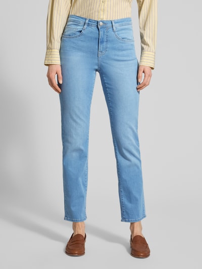Brax Flared Fit Jeans im 5-Pocket-Design Modell 'Carola' Hellblau 4