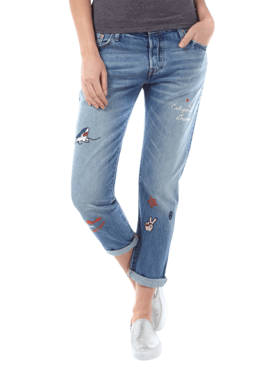 Levi's® 300 501 ® CT Tapered Fit 5-Pocket-Jeans im Light Used Look Jeansblau Melange 3